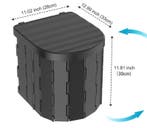 Opvouwbaar Camping Toilet met Zachte Zitting Anti-Geur, Verzenden, Nieuw