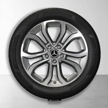 Mercedes C Klasse W205 Avantgarde 17 inch originele velgen A, Ophalen of Verzenden, Gebruikt