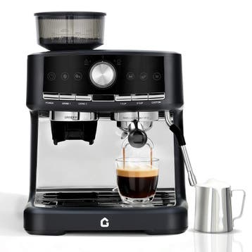 Espressomachine 20 Bar met Bonenmolen en Melkopschuimer, Verzenden, Nieuw