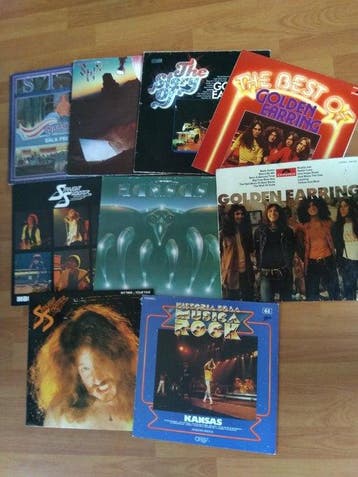 Kansas , Golden Earring , Straight Shooter , Styx - 9 Albums, Cd's en Dvd's, Nieuw in verpakking