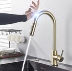 Zwarte Keukenkraan met Sensor – Uittrekbaar &amp; Modern, Verzenden, Nieuw