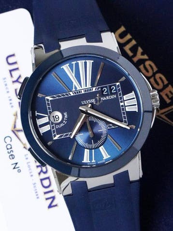 Ulysse Nardin - Executive Dual Time - 243-00-3/43 - Heren -, Nieuw