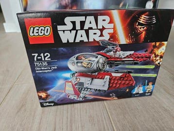 Lego Set - 75135 - Star Wars - Interceptor jedi de obi wan, Kinderen en Baby's, Speelgoed | Duplo en Lego, Nieuw