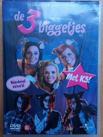 K3 - De 3 Biggetjes - De Musical (DVD-V) 5414233902416, Cd's en Dvd's, Verzenden, Nieuw in verpakking