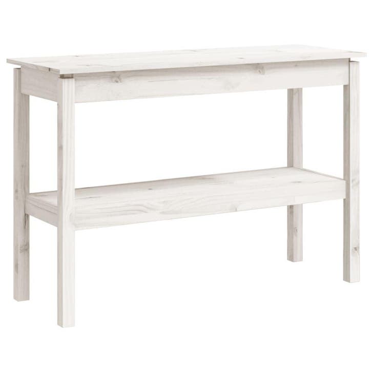 Gangtafel 110x40cm Wit | Laatste Stuk! | 54% Korting, Huis en Inrichting, Tafels | Sidetables, 100 tot 150 cm, 25 tot 50 cm, Rechthoekig