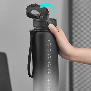 Grote Sport Waterfles 1 Liter - Draagbaar & Ideaal voor Fitn, Verzenden, Nieuw