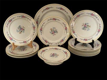 Limoges HT / Henri Thabard - Tafelservies (14) - Art Deco -