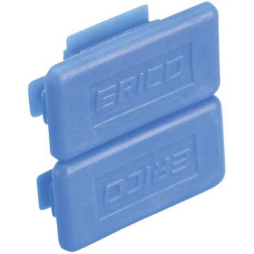 Blauwe Steunprofiel Eindkap 41x41mm - 313305 [5 Stuks], Verzenden, Nieuw, Overige typen