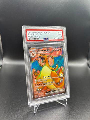 Pokémon - 1 Graded card - Charizard ex 183 Full art - PSA 9, Nieuw