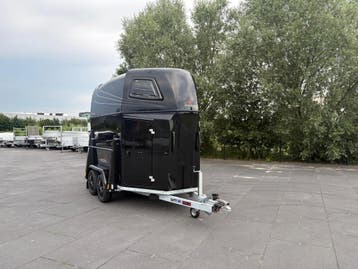 Anssems Excellent 2-paards Vol kunststof+zadelkamer incl BTW, Ophalen, Nieuw, Polyester, 2-paards trailer