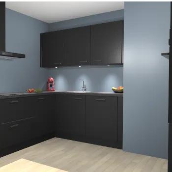 Zwarte keuken Noorwegen 47786, Verzenden, Nieuw