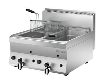 Bartscher Friteuse Serie 650 | Gas | 8+8L | 120°C/180°C | 14, Ophalen of Verzenden, Nieuw in verpakking