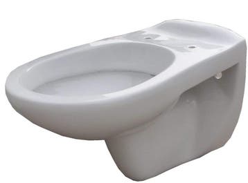 Neptunus wandcloset diepspoel wit 54cm, Verzenden, Nieuw