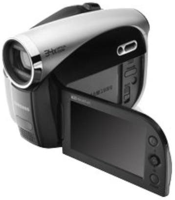 Samsung VP-DX105 Hybrid DVD/SD Digitale Videocamera - Zilver, Audio, Tv en Foto, Verzenden, Zo goed als nieuw