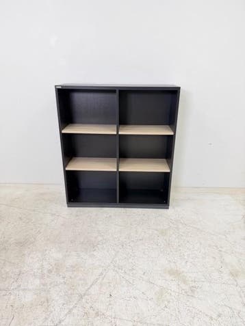 Palmberg Prisma 2 boekenkast ondiep antraciet, Vergader- of Presentatieruimte, Ophalen of Verzenden, Gebruikt, Kast