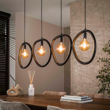 *WOONWINKEL* Hanglamp Zwart, Huis en Inrichting, Lampen | Hanglampen, Verzenden, Nieuw