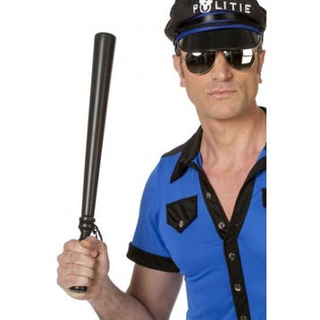 Carnaval politie knuppel 52 cm - Politie accessoires, Ophalen of Verzenden, Nieuw