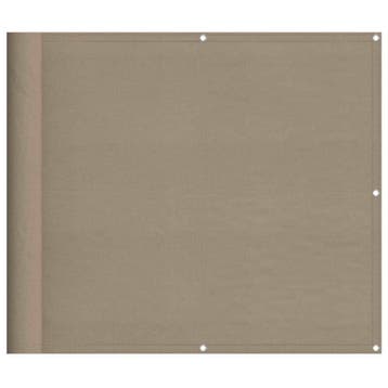 Balkonscherm 90x800cm Taupe | Retourdeal 33% Korting, Tuin en Terras, Kunststof, Ophalen of Verzenden, Zo goed als nieuw, 200 cm of meer