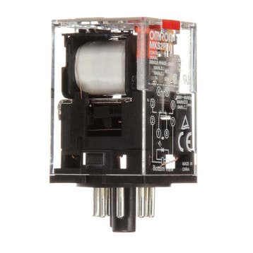 Omron MKS 8-Pins DPDT Relais Met LED En Testknop - MKSN8487M, Verzenden, Nieuw, Overige typen