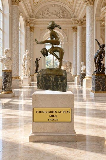 J.B.Deposee - Milo (1910-1978) - Figuur - ***TWO YOUNG GIRLS