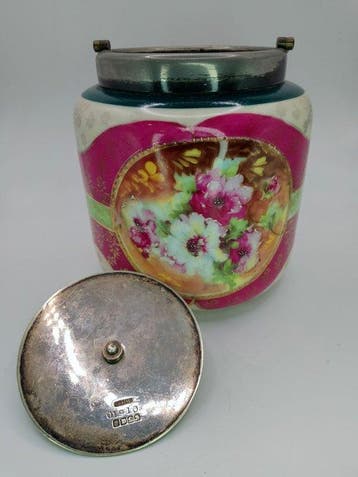 Koektrommel - Carlton Ware - Biscuit porselein -