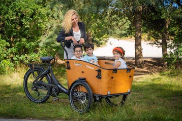 Elektrische bakfiets bakfietsen Qivelo NL topmerk Cargo bike, Overige merken, 4 kinderen of meer, Huif, Nieuw