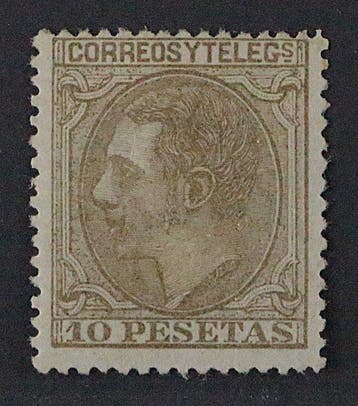 Spanje 1879 - Spanje 185 * Koning Alfons 10 Pesetas,, Gestempeld