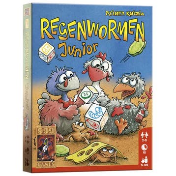 Regenwormen Junior Dobbelspel, Ophalen of Verzenden, Nieuw