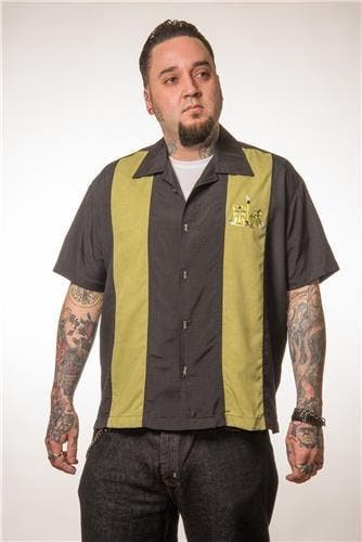 Steady, The Mickey Button Up Black in Small., Verzenden, Nieuw
