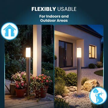 Padverlichting Ivy roestvrij staal (Tuin en Terras), Verzenden, Nieuw