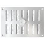 Aluminium afsluitbaar schuifrooster opbouw 215 x 150mm - ALU, Verzenden, Nieuw