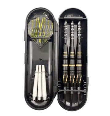 Stalen Dartpijlen Set 3 Lichtgewicht met Shafts Opbergdoos, Verzenden, Nieuw