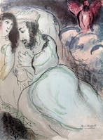 Marc Chagall (1887-1985) - Sara Et Abimelech
