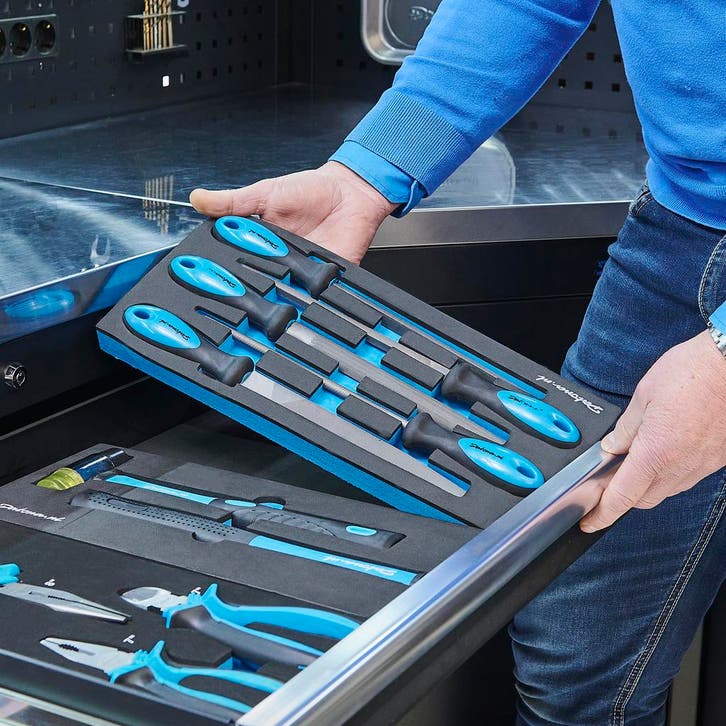Datona 5-delige vijlen gereedschapsset - Datona, Doe-het-zelf en Verbouw, Gereedschap | Handgereedschap, Nieuw, Ophalen of Verzenden