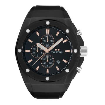 TW Steel CE4102 CEO Tech chronograaf horloge 44 mm, Overige merken, Staal, Verzenden, Polshorloge
