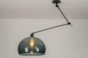 Rietveld Hanglampen - Zwart - Kunststof, Metaal, Verzenden, Nieuw