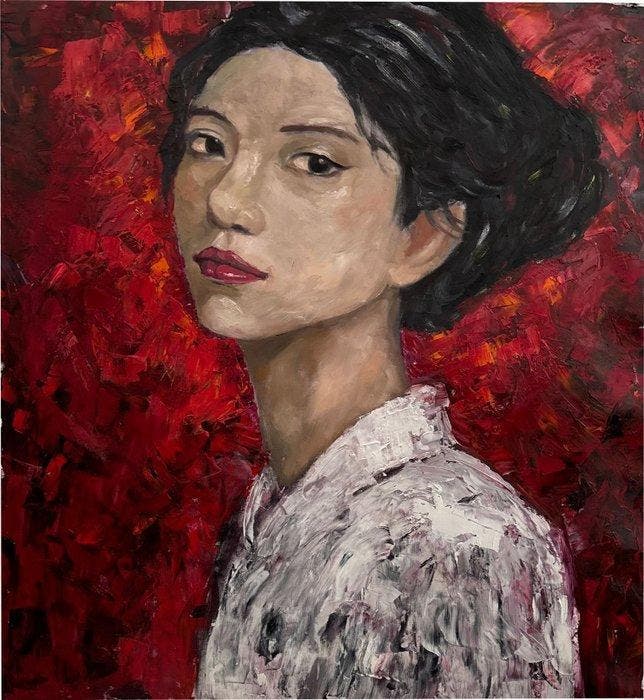 Tran Van Hieu (2001) - Indochine Éternelle, Antiek en Kunst, Kunst | Schilderijen | Modern