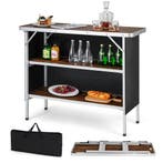 LIVSK Opvouwbare Campingtafel - Lichtgewicht Aluminium - Inc, Huis en Inrichting, Tafels | Sidetables, Verzenden, Nieuw