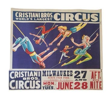 unknown - Cristiani Bros. Circus - Trapeze Artists -