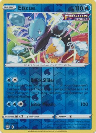 Eiscue 44/172 reverse holo Brilliant Stars, Ophalen of Verzenden, Nieuw, Losse kaart, Foil