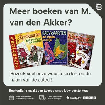 3 D Fluweelkaarten / Hobby Mee - M. van den Akker, Verzenden, Zo goed als nieuw, M. van den Akker