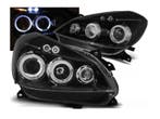 Angel Eyes koplampen Black geschikt voor Renault Clio 3, Verzenden, Nieuw, Renault