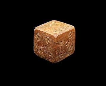 Oud-Romeins Been Dobbelstenen Gooien - 11 mm (Zonder