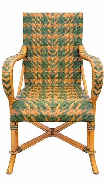 Stoel - Rattan, Bamboe, Hout