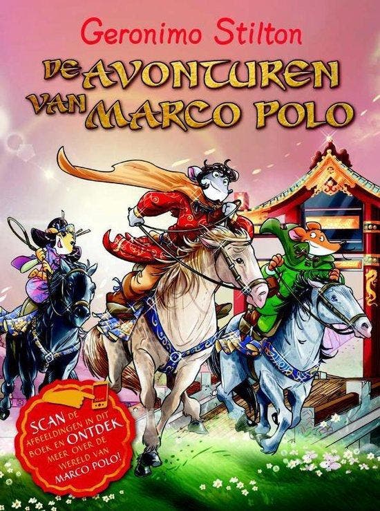 9789085921981 Geronimo Stilton - De avonturen van Marco Polo, Boeken, Schoolboeken, Zo goed als nieuw, Verzenden