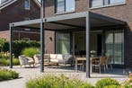 Lamellen overkapping wandmodel - 3,6x5,3 m. - Aluminium -, Tuin en Terras, Verzenden, Nieuw