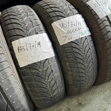 2 x Nexen 175-70-14 Winterbanden 7mm, Auto-onderdelen, Banden en Velgen, 14 inch, Gebruikt, 175 mm, Band(en)