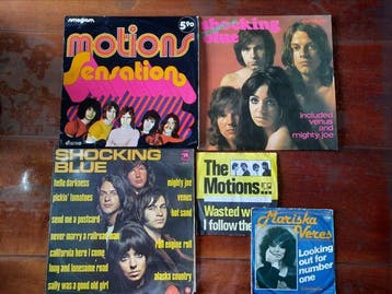 Motions and Shocking Blue - 3 x LP Album and 2 x Single -, Nieuw in verpakking