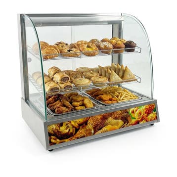 HCB Warmhoudvitrine - 66 cm - 230V - RVS, Verzenden, Nieuw in verpakking