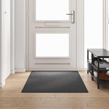 vidaXL Tapijt Loper Donkergrijs 100 x 250 cm 100%, Verzenden, Nieuw